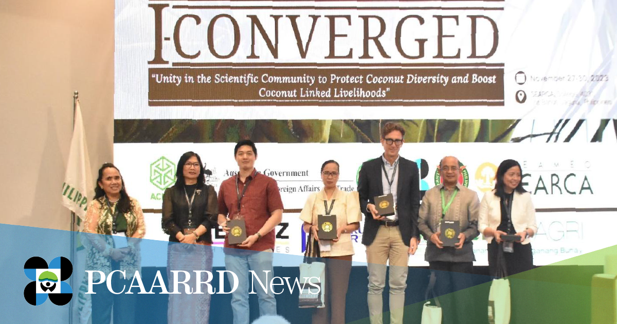 DOST-PCAARRD @ I-CONVERGED: Discovering sustainable solutions for coconut germplasm conservation, inspiring innovation in agriculture